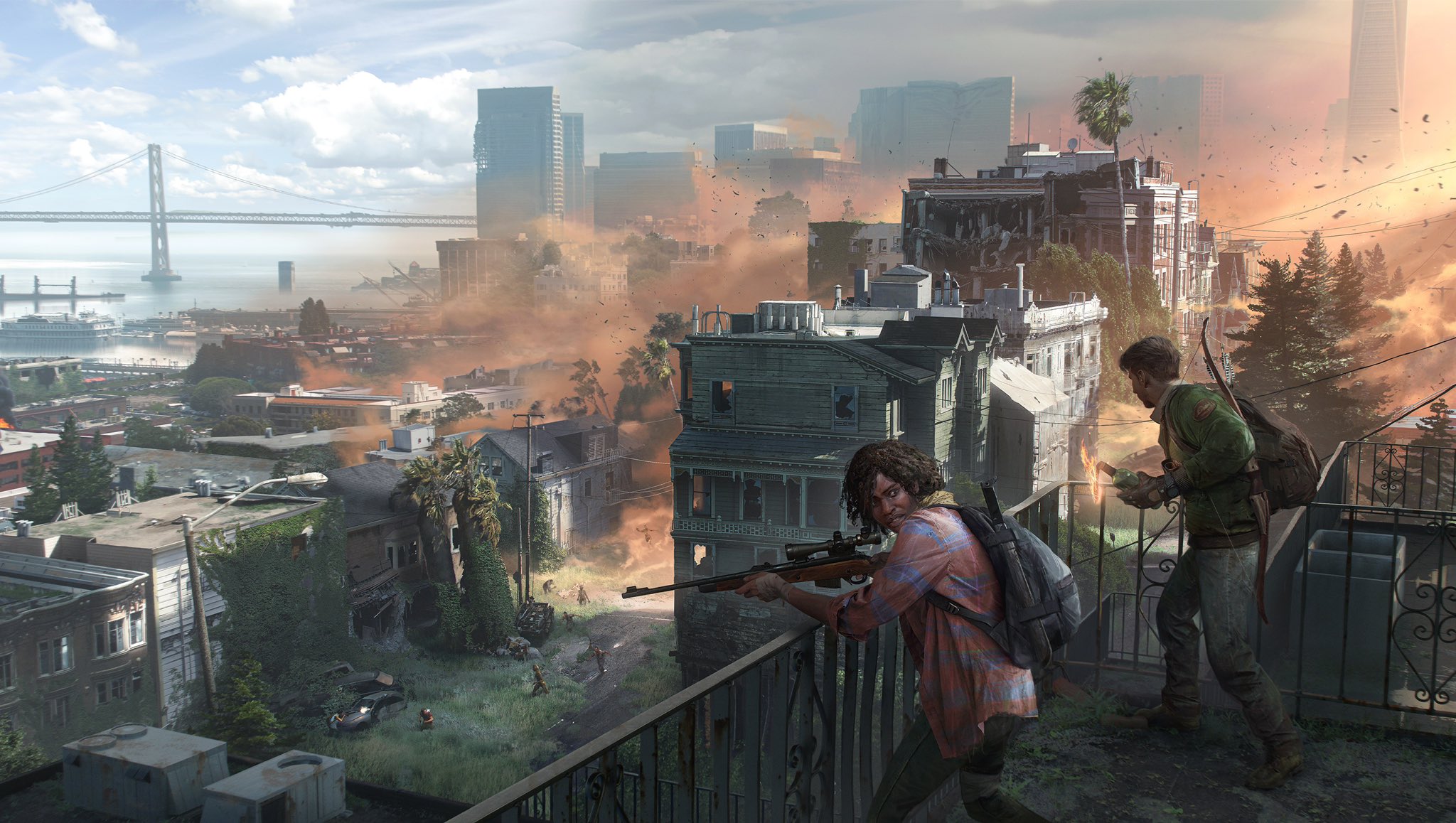 Grafica del concept first look del gioco multiplayer standalone di The Last of Us