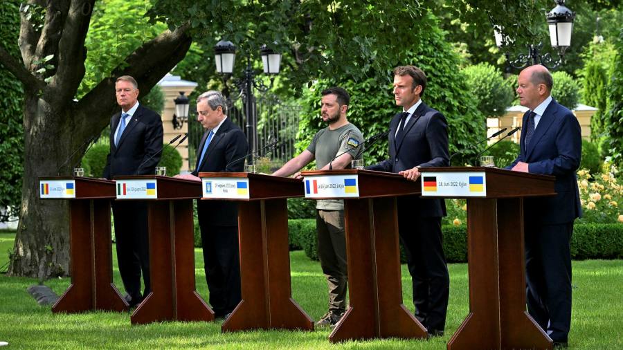 L'Ucraina valuta l'impatto del viaggio dei leader dell'UE a Kiev