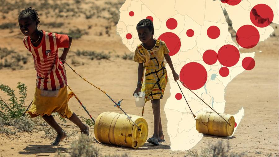 Grafico climatico della settimana: guerra e clima mettono a rischio carestia 49 milioni di persone