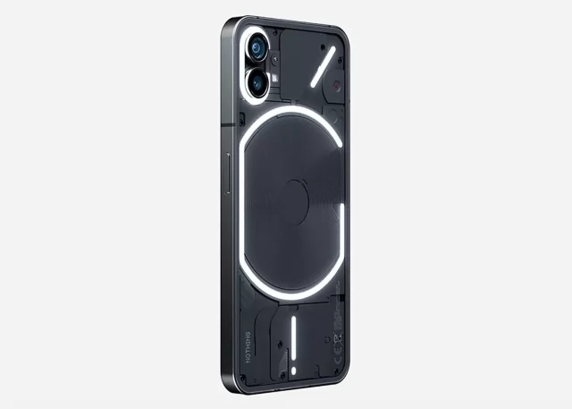 The Nothing Phone (1) has been leaked in black