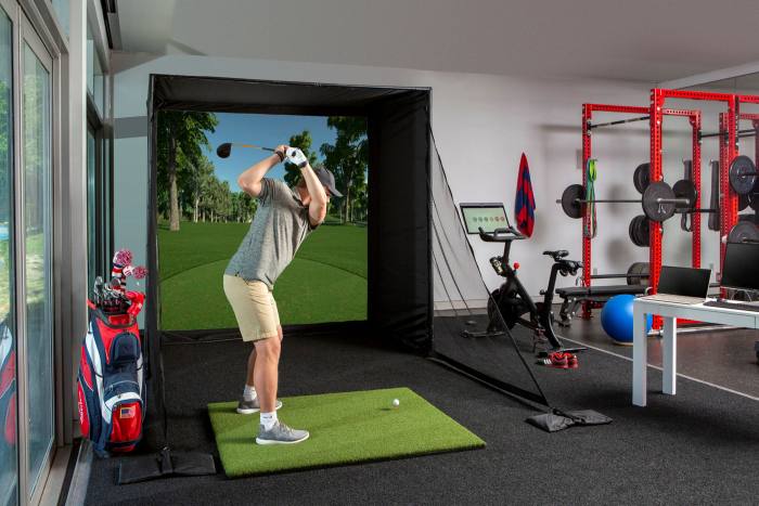 Un simulatore di golf di Carl's Place