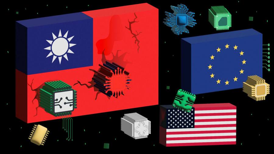 Il pendolo del chip semiconduttore sta oscillando lentamente verso ovest