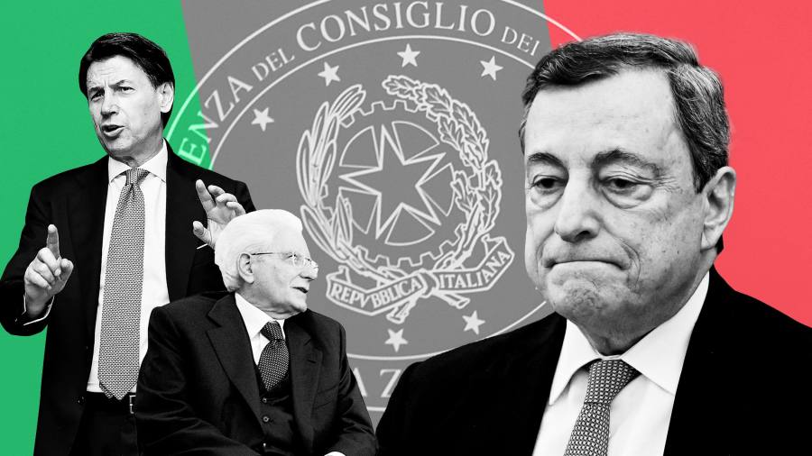 Mario Draghi lotta nel fango della turbolenta politica italiana