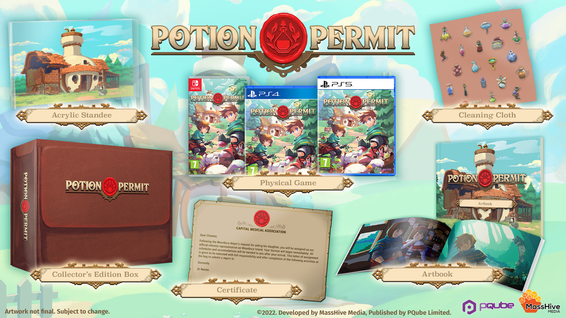 Edizione fisica di Potion Permit annunciata per PS5, PS4 e Switch