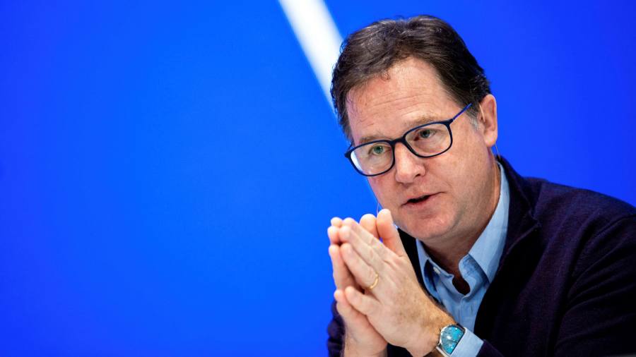 Nick Clegg diventa l'ultimo dirigente Meta diretto a Londra