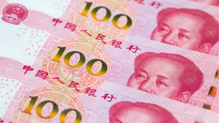 Banconote cinesi da cento yuan 