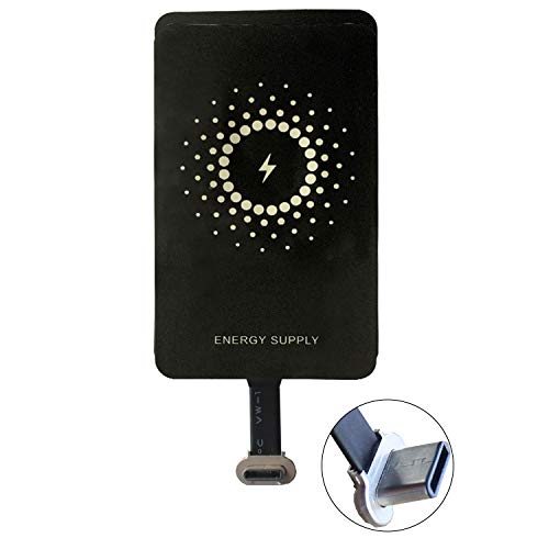 MyMAX – Ricevitore di ricarica wireless Qi super veloce da 1300 mA di tipo C e...