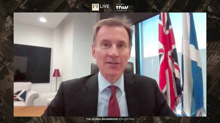 Jeremy Hunt difende la riorganizzazione dei servizi finanziari nel Regno Unito