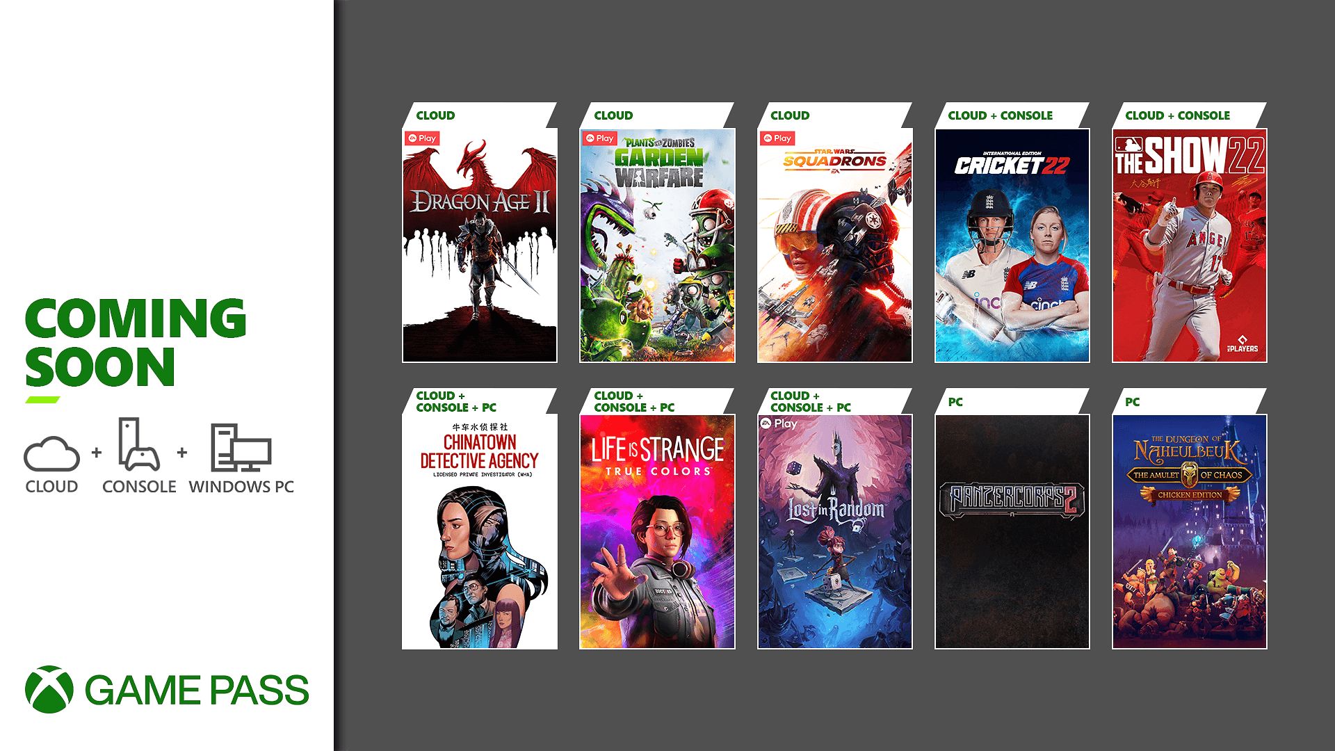 Xbox Game Pass aggiunge Chinatown Detective Agency, MLB The Show 22, Life is Strange: True Colours, altro all'inizio di aprile