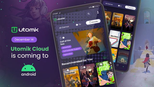 Utomik’s game streaming service is now available on Android