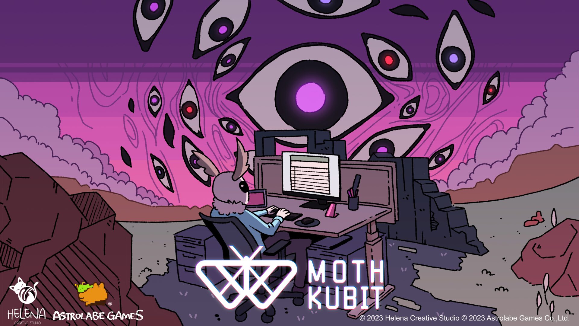 Astrolabe Games pubblicherà Moth Kubit, gioco di ruolo pixel satirico in stile Kafka per PC