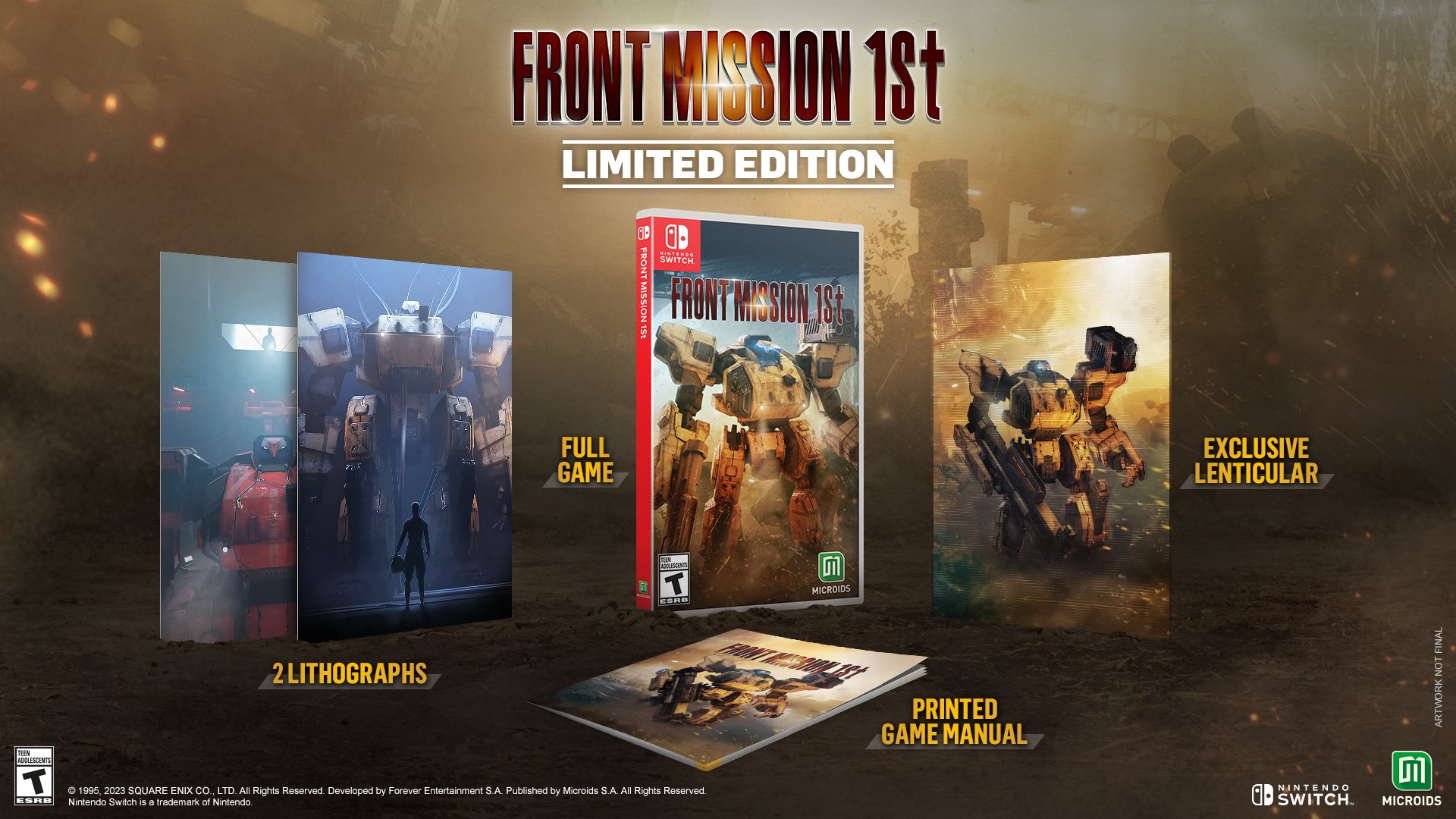 FRONT MISSION 1st: Remake fisico in edizione limitata verrà lanciato questa primavera in Europa, l'estate in Nord America