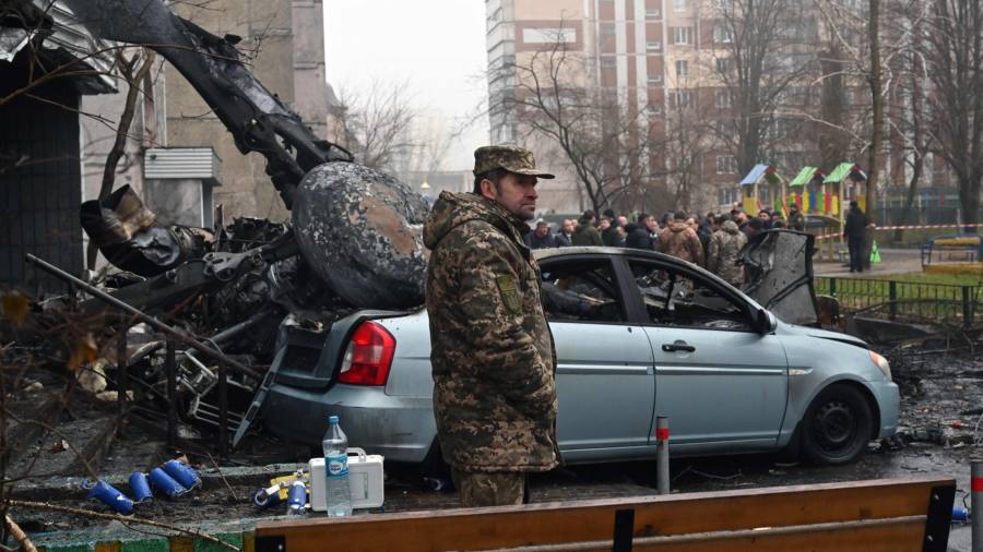 Il ministro dell'Interno ucraino tra i 14 morti nell'incidente in elicottero a Kiev