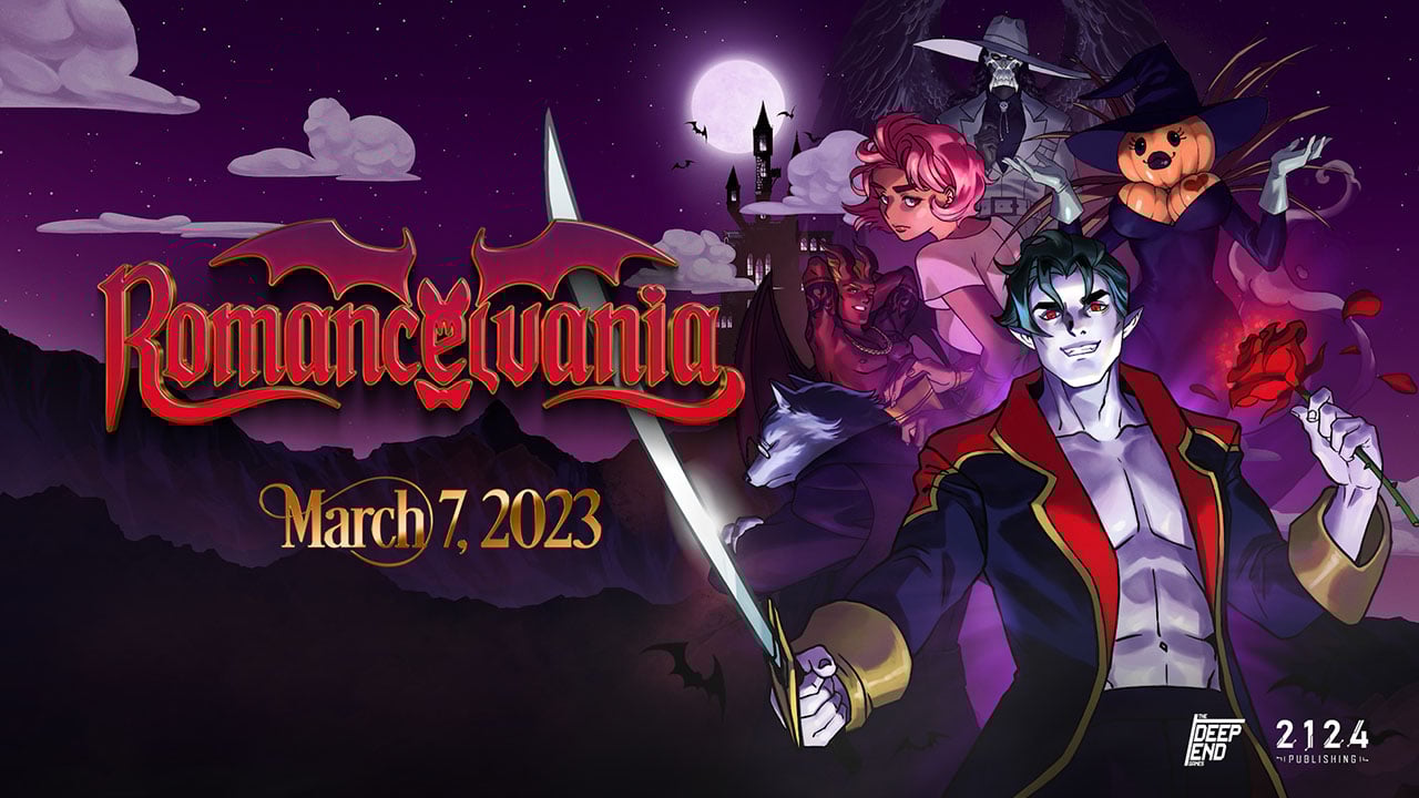 Romancelvania verrà lanciato il 7 marzo per PS5, Xbox Series e PC, successivamente per Switch