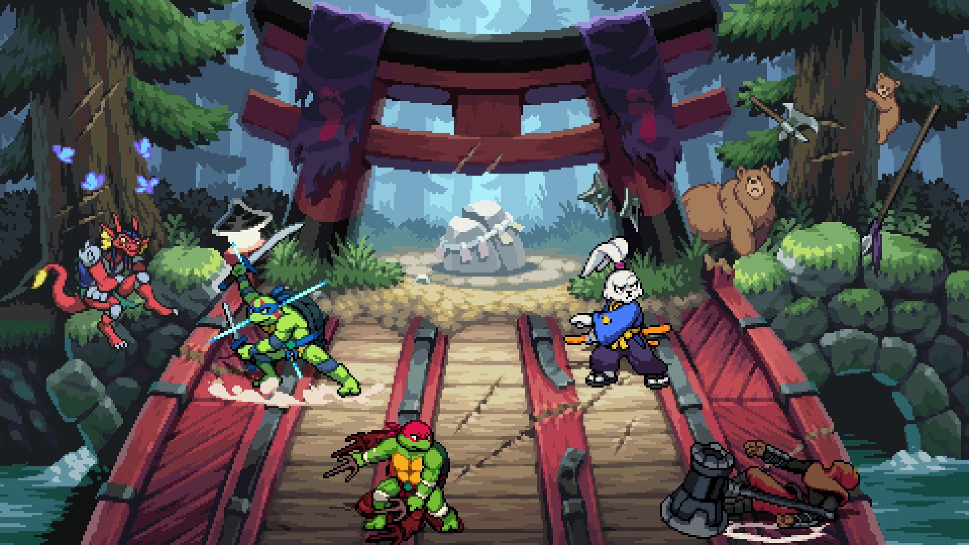 Teenage Mutant Ninja Turtles: Shredder's Revenge DLC 'Dimension Shellshock' – Trailer 'Survival Mode', gameplay