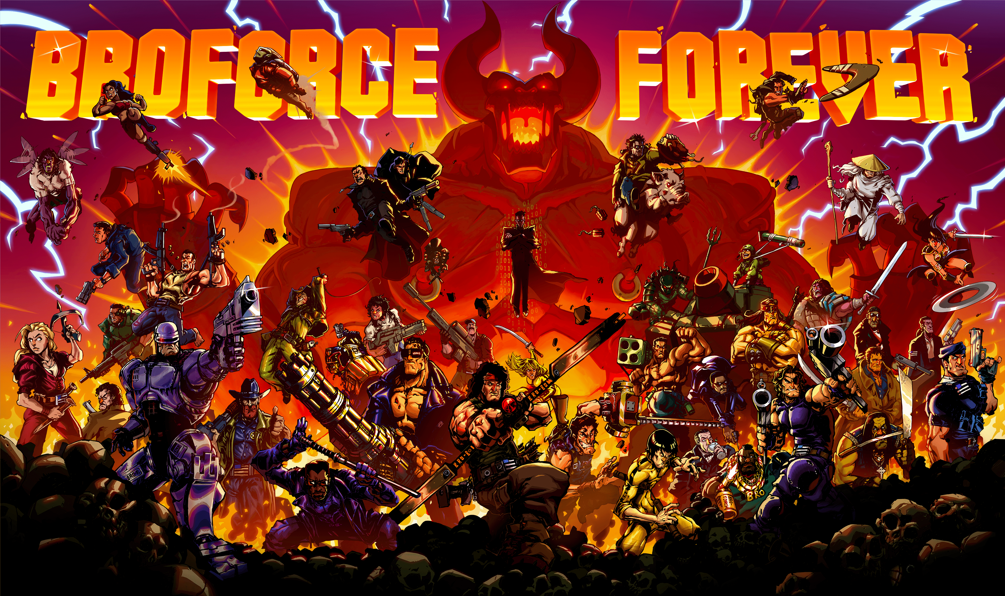 L'aggiornamento Broforce Forever verrà lanciato l'8 agosto insieme alla versione Xbox One