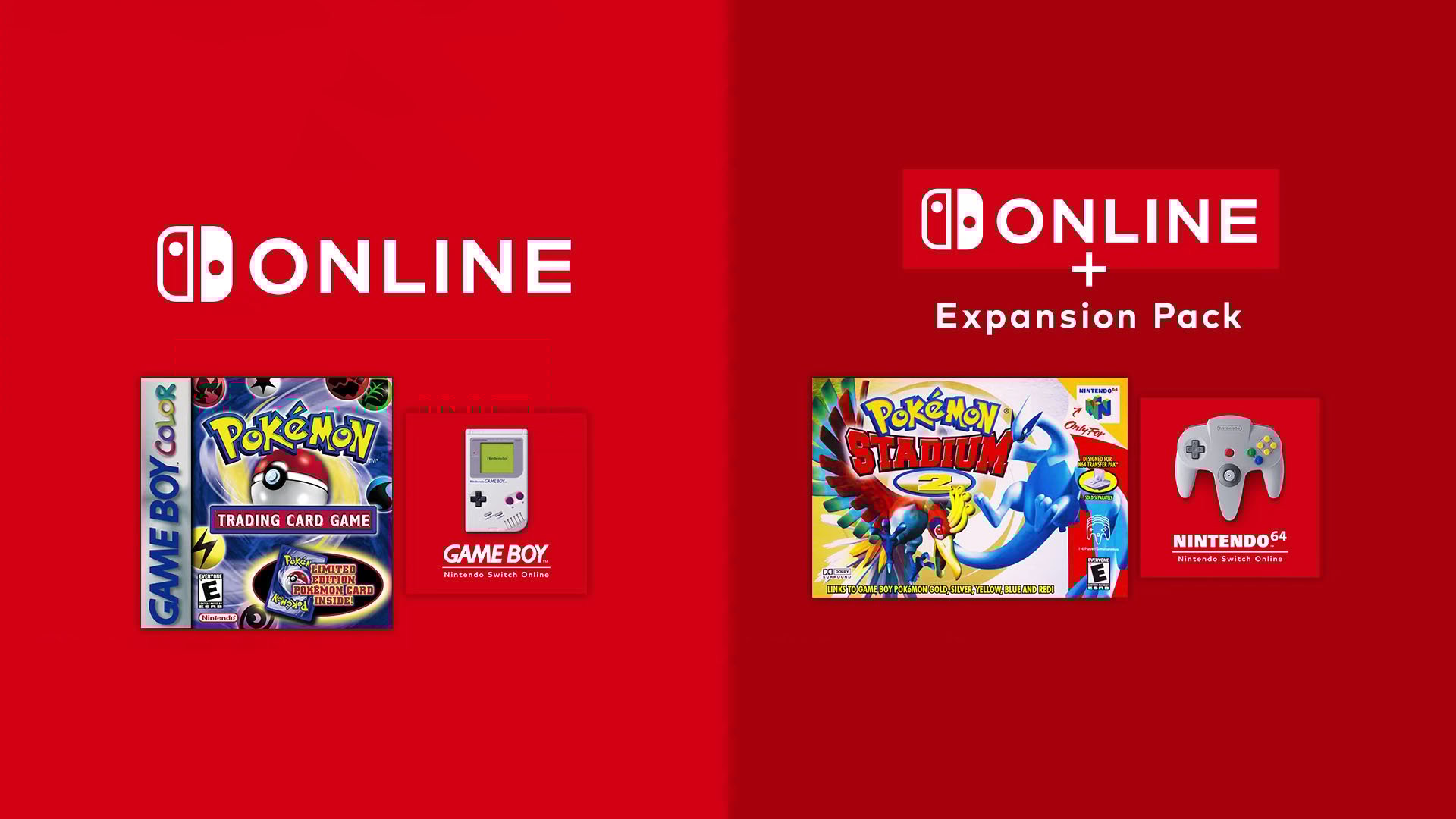 Game Boy – Nintendo Switch Online aggiunge il gioco di carte collezionabili Pokemon;  Nintendo 64 – Nintendo Switch Online aggiunge Pokemon Stadium 2