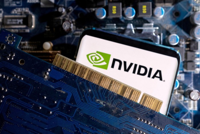 Logo Nvidia su microchip