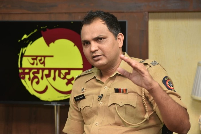 Immagine di Balsing Rajput, vice commissario di polizia di Mumbai per la criminalità informatica 