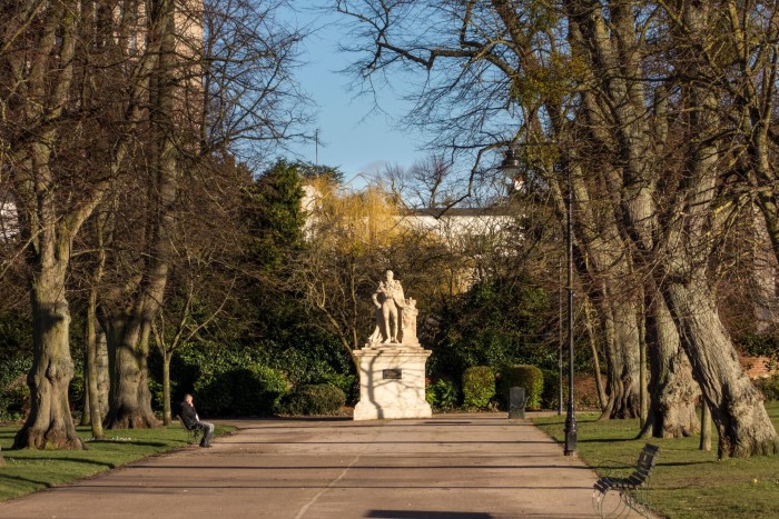 Una statua di Guglielmo IV, Giardini di Montpellier