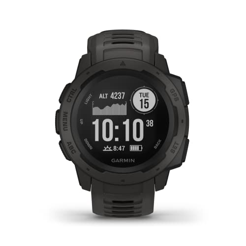 Garmin Instinct, robusto orologio da esterno con GPS, funzionalità Glonass e...