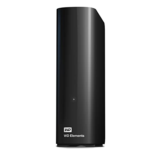 Disco rigido esterno desktop Western Digital Elements da 20 TB, unità USB 3.0...