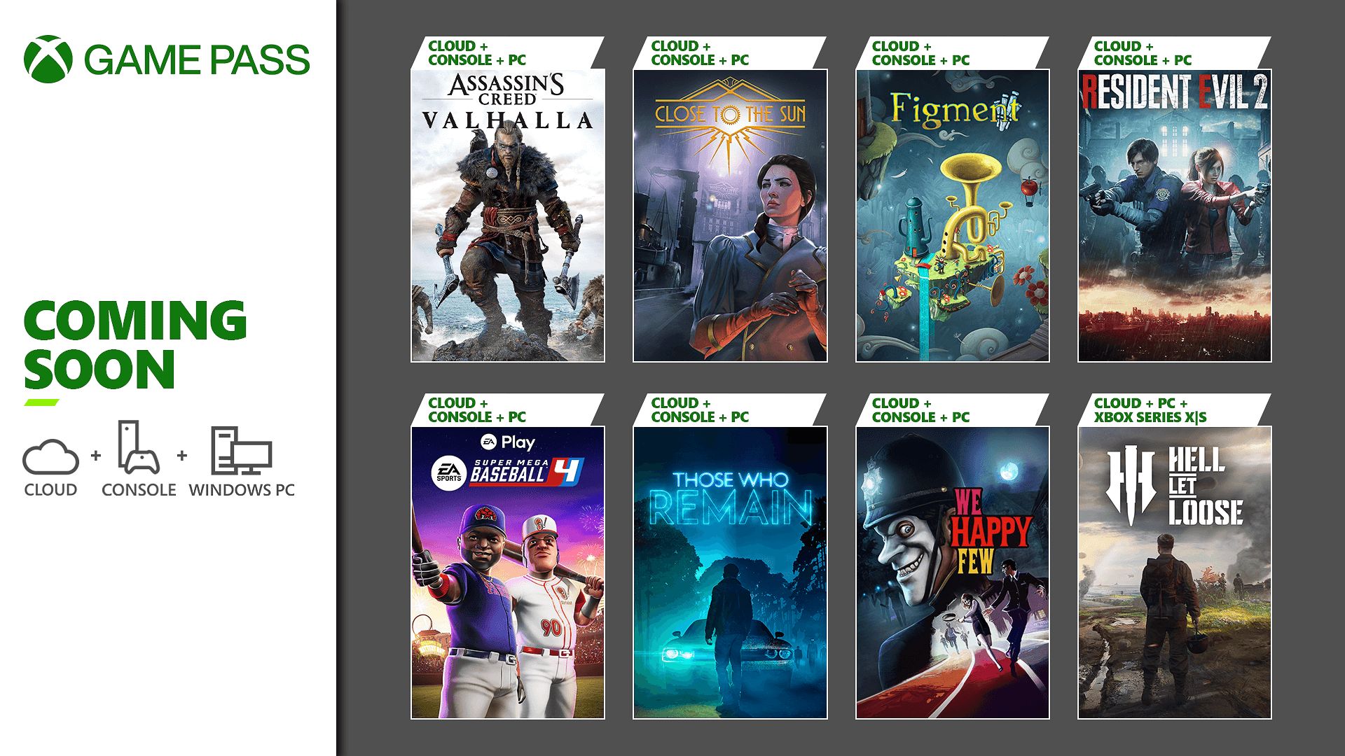 Xbox Game Pass aggiunge Hell Let Loose, Assassin's Creed Valhalla, We Happy Few e altro all'inizio di gennaio
