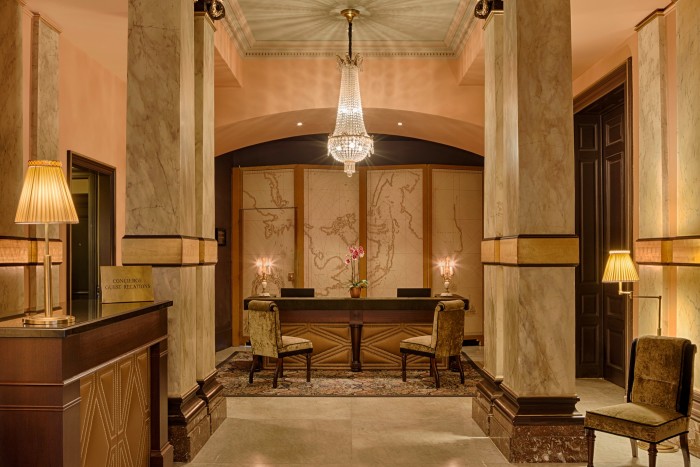 Ricevimento all'Hotel des Indes all'Aia