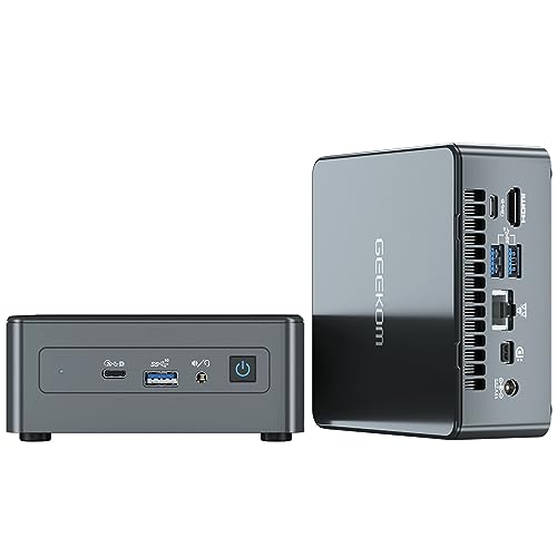 GEEKOM Mini PC Mini IT11, mini computer Intel Core i7-11390H (8 thread, fino...