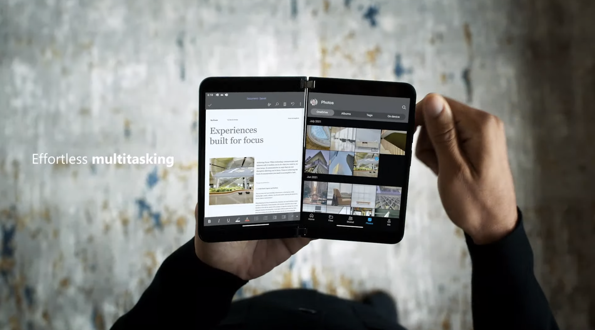 Potrebbe essere in lavorazione un “vero” smartphone pieghevole Surface Duo?