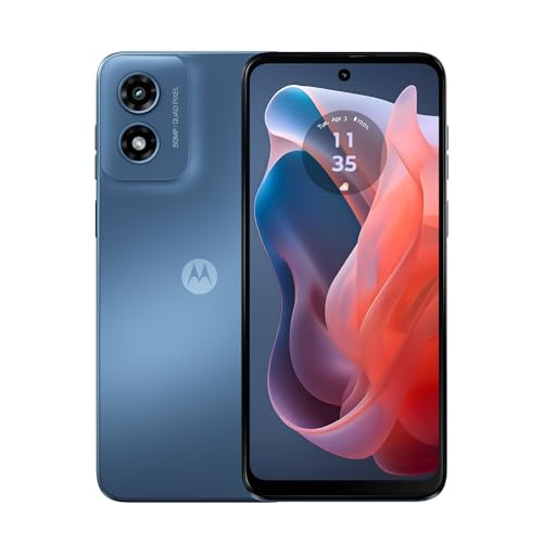 Moto G Gioca | 2024 | Sbloccato | Realizzato per gli Stati Uniti 4/64 GB | Fotocamera da 50 MP | Zaffiro...