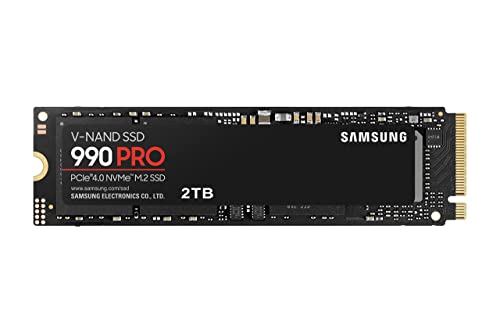 SAMSUNG 990 PRO SSD 2TB PCIe 4.0 M.2 2280 Disco Rigido Interno a Stato Solido,...