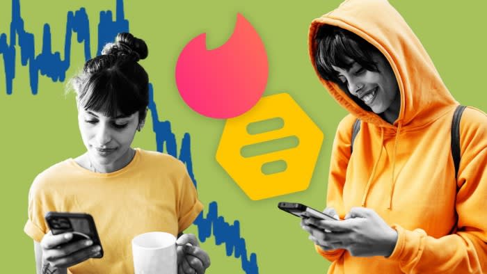 Le giovani donne si innamorano delle app di appuntamenti