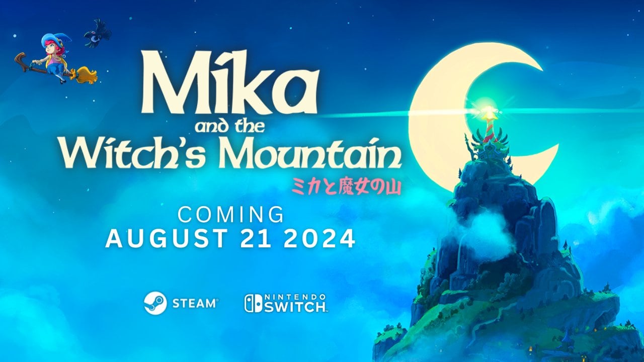 Mika and the Witch's Mountain verrà lanciato il 21 agosto per Switch e PC, più avanti nel 2024 per PS5, Xbox Series, PS4 e Xbox One