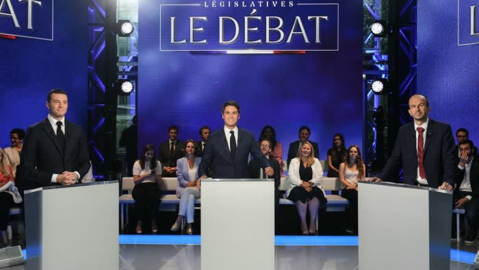 I candidati alle elezioni francesi si scontrano sui mali nazionali in un acceso dibattito