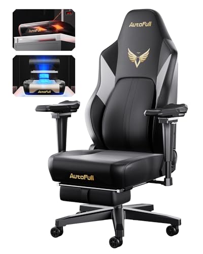 Sedia da gioco AutoFull M6, sedia da ufficio, sedia per computer riscaldata ventilata,...