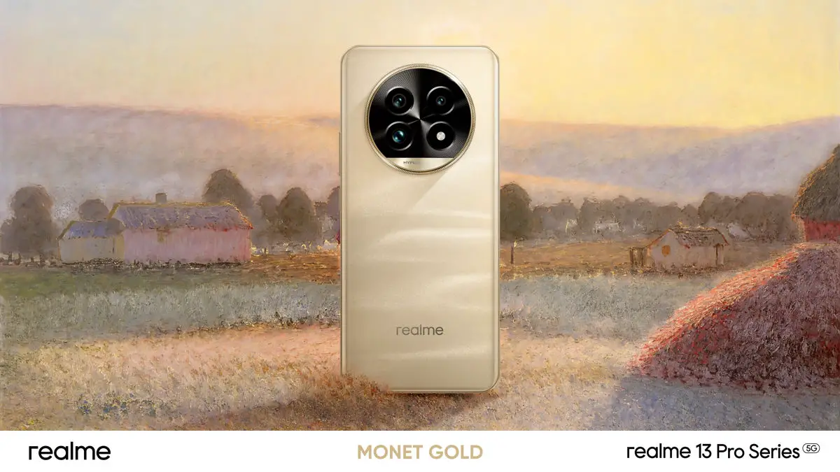 Realme 13 Pro diventa artistico con colori ispirati a Monet