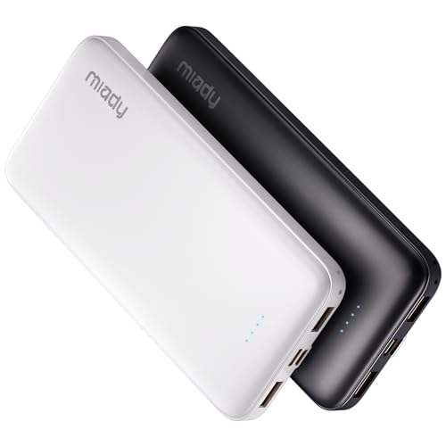 Miady Power Bank da 10.000 mAh (confezione da 2)