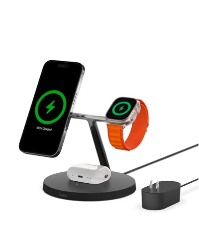 Supporto di ricarica wireless MagSafe 3 in 1 Belkin