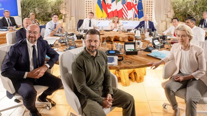 I leader del G7 si stanno facendo un nodo alla testa per il prestito all'Ucraina