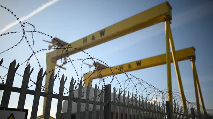 La Gran Bretagna preme sul gruppo spagnolo per presentare un'offerta per i cantieri navali britannici di Harland & Wolff