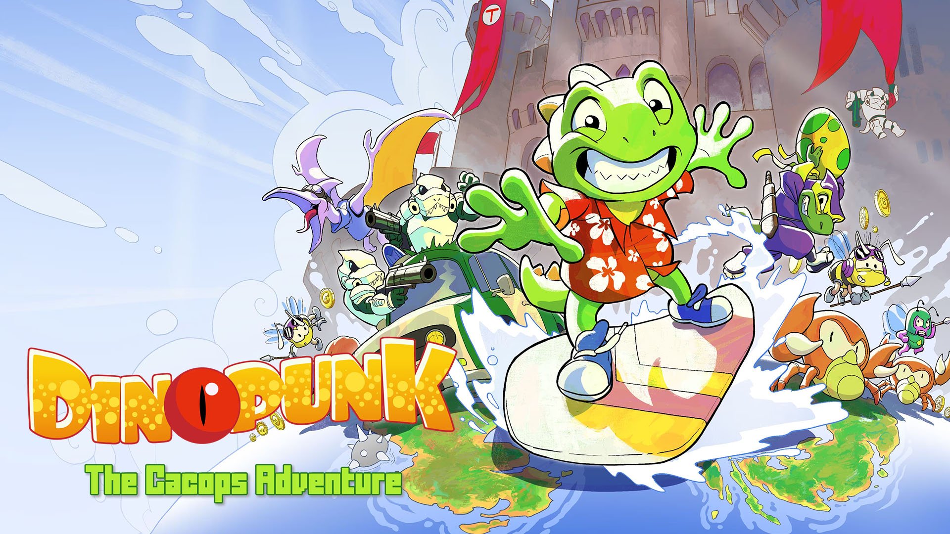 Il platform retrò a scorrimento laterale Dinopunk: The Cacops Adventure annunciato per PS5, PS4 e PC