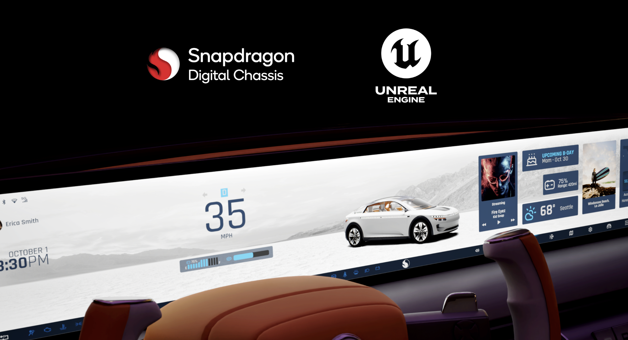 Motore irreale sulle auto? Qualcomm ed Epic Games dicono di sì