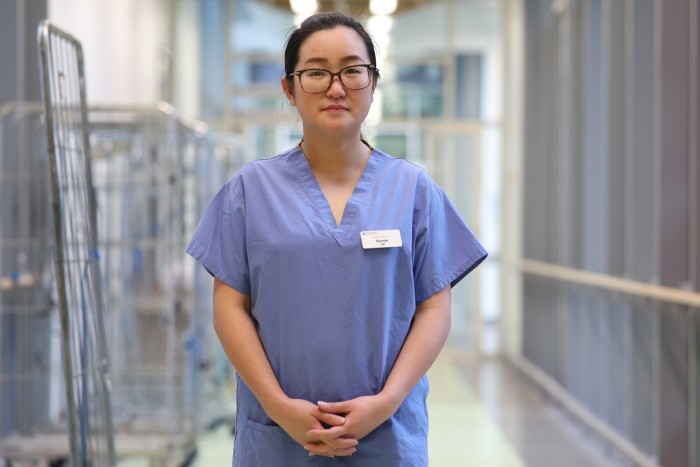 L'infermiera Hannah Lelis