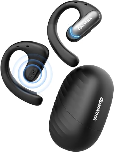 Cuffie aperte OpenRock Pro, auricolari wireless Bluetooth 5.2, 46 ore...