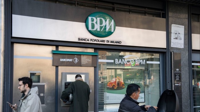 A Banco BPM branch in Milan, Italy