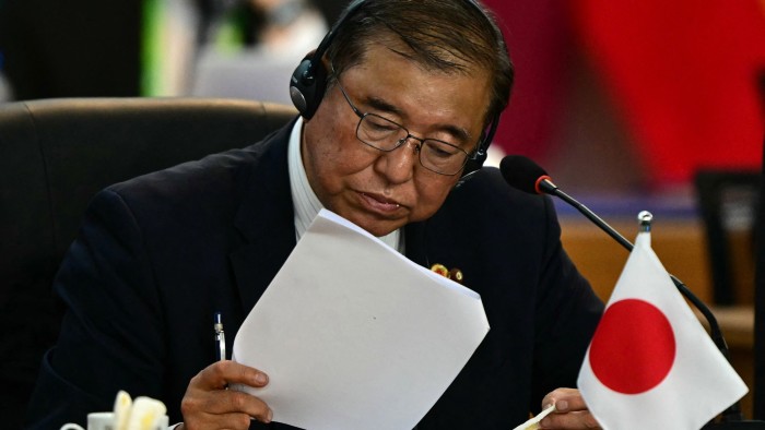 Japan’s Prime Minister Shigeru Ishiba