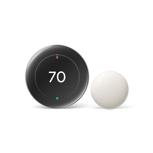 Google Nest Learning Thermostat (4a generazione, 2024) con Nest Temperature...