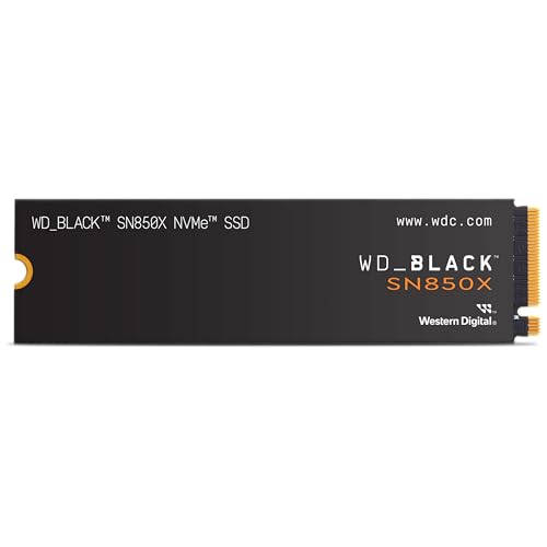 WD_BLACK Unità a stato solido SSD interna per giochi SN850X NVMe da 8 TB - PCIe Gen4,...