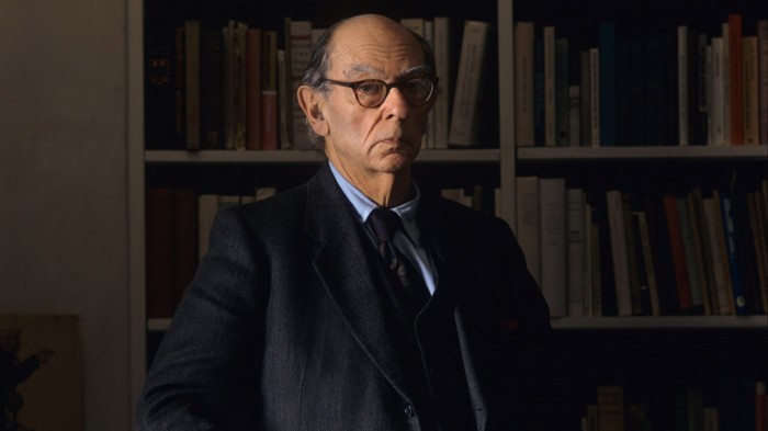 The philosopher Isaiah Berlin